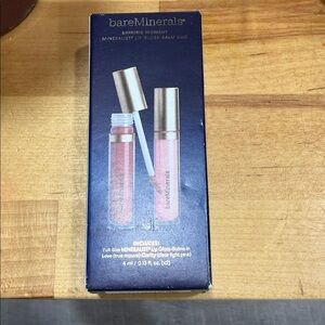 bareMinerals Shining Moment Lip Gloss-Balm Duo — mauve & light pink